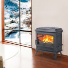 Salamandra A Lenha Revin Ferro Fundido - Godin